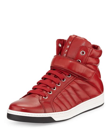 red high top prada.